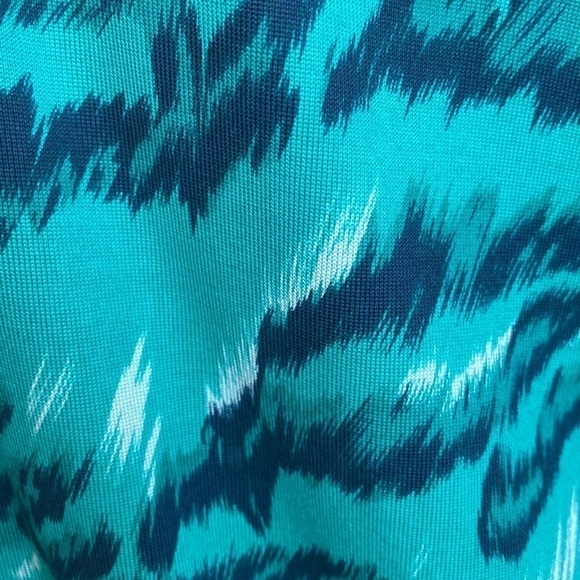 𝅺Diane von Furstenberg Turquoise Oletta Silk Faux Wrap Dress - Picture 10 of 10